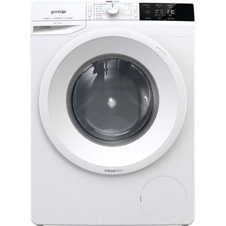 Masina de spalat rufe Gorenje WEI72S3S, SteamTech, 7 kg, 1200 rpm, A -30 %, Afisaj LED cu control Touch, Inverter, Slim, Alb