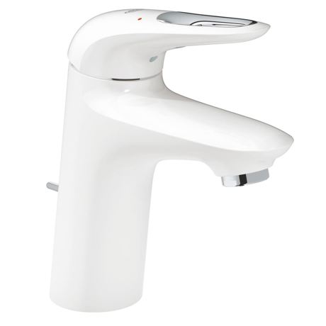 Baterie lavoar Grohe Eurostyle, S-Size, Maner loop, Monocomanda, Moon white, 33558LS3