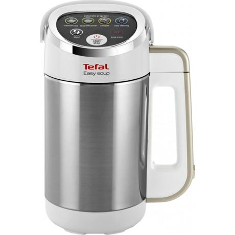 Blender de masa Tefal EasySoup BL8411, 1000 W, 4 programe presetate, Alb/Argintiu