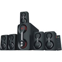 Boxe Serioux SRXS-51105W SoundRise,  5.1, 105W RMS, Subwoofer, Bluetooth, USB, AUX, SD, Radio FM, Negru, 