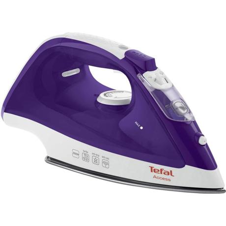 Fier de calcat Tefal Acces FV1526, 2000W, Talpa Antiaderentă, Alb/Mov