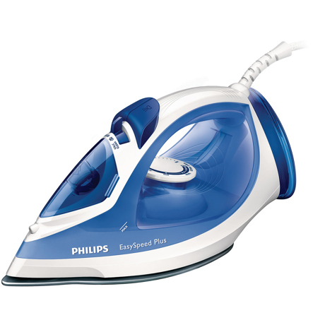 Fier de calcat Philips EasySpeed Plus GC2046/20, Ceramica, 2200 W, Alb/Albastru