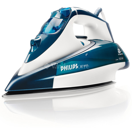 Fier de calcat Philips Azur GC4410/02, SteamGlide, 2400 W, Albastru/Alb