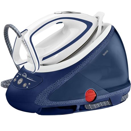 Statie de calcat Tefal Pro Express Ultimate Care GV9580E0, 2600W, 1.9L, Presiune 8 bari, Jet de abur 580g/min, Abur variabil 180g/min, Albastru