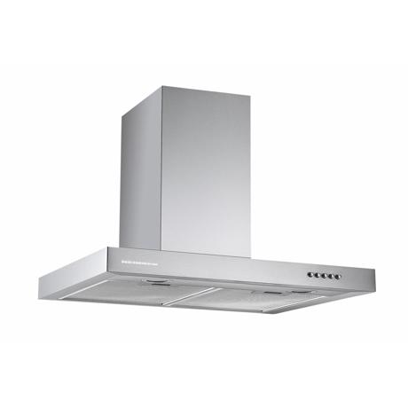 Hota Heinner HDCH-360TSS, Semineu dreapta, 308.1 m3/h, 60 cm, 1 motor, Control butoane, 3 viteze, Inox