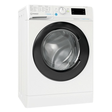 Masina de spalat rufe Indesit BWSE71095XWBVEE, 7 kg, 1000 RPM, Push&Go, Child Lock, Slim, Alb