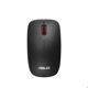 Mouse ASUS WT300, Optic, Wireless, 2.4GHz, Nano receiver, 1000/1600dpi, 3 butoane, Autonomie baterie 15 luni, Design ambidextru, Matte Black-Red