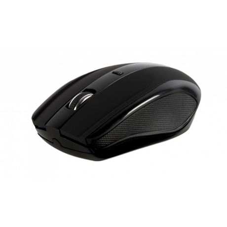 Mouse Serioux Rainbow 400, wireless, USB, 1000/1600 DPI, 4 butoane, sisteme de operare: Windows / Mac OS / Linux, negru