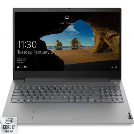Laptop Lenovo ThinkBook 15p IMH, 15.6", FHD (1920x1080), IPS Anti-glare, Intel Core i7-10750H, NVIDIA GeForce GTX 1650Ti Max-Q 4GB, RAM 16GB, SSD 512 GB, Windows 10 Pro