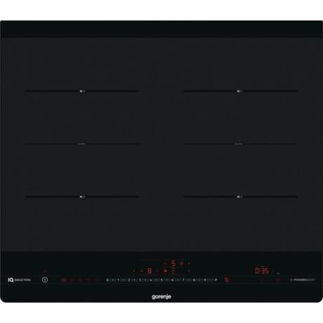 Plita incorporabila Gorenje IS646BG, Inductie, 4 zone de gatit, Control SliderTouch, Funcţie Power-Boost, Detectare vase, ChildLock Pro, 60 cm, Negru