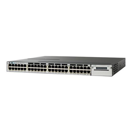 Switch Cisco Catalyst 3650 48 Port Full PoE 2x10G Uplink IPServices