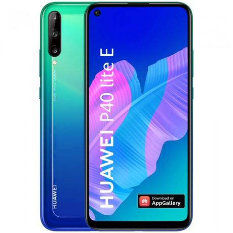 Telefon mobil Huawei P40 Lite E Dual Sim, Aurora Blue, LTE,6.39", RAM 4GB, Stocare 64GB