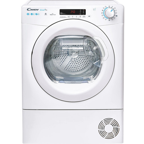 Uscator de rufe Candy CSOE H8A2DE-S, 8 kg, Cu pompa de caldura, Wi-Fi, Display, Alb 31102194