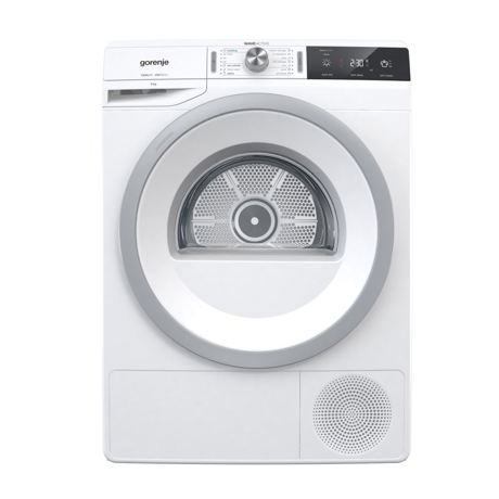 Uscator de rufe Gorenje DA92IL, Cu pompa de caldura, 9 kg, 14 programe, Display LED Touch, Încărcare la jumătate, Iluminare cuvă, Alb