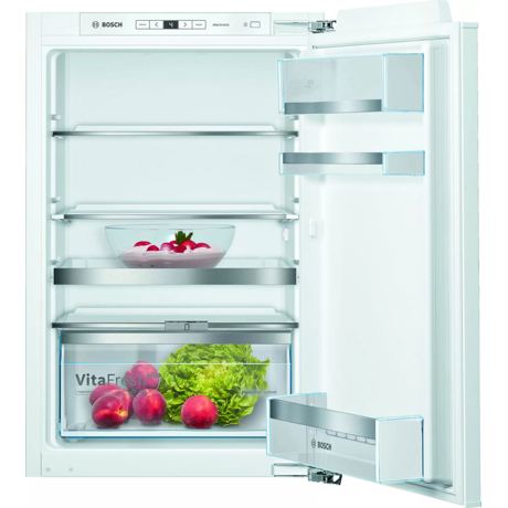 Frigider (răcitor) cu 1 uşă încorporabil Bosch KIR21AFF0, Static, 144 L, Display, Răcire rapidă, Sertar VitaFresh plus, Alarmă uşă, H 87 cm