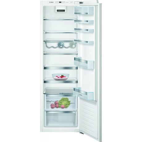 Frigider (răcitor) cu 1 uşă încorporabil Bosch KIR81AFE0, Static, 319 L, Display, Răcire rapidă, Suport sticle, Alarmă uşă, H 177 cm