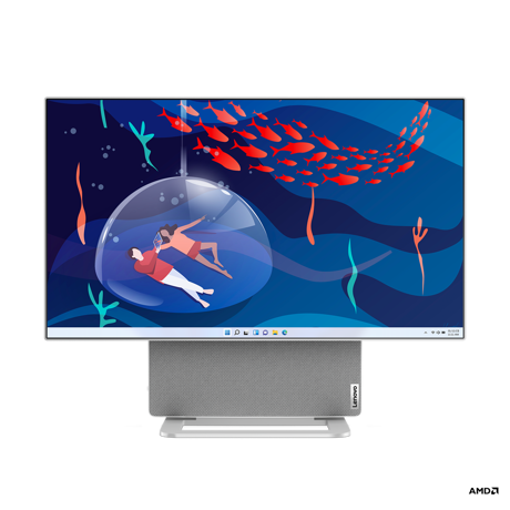 All-in-One Lenovo Yoga AIO 7 27APH8 27" QHD (2560x1440) IPS 350nits Anti-glare, 95% DCI-P3, 4-side Borderless, AMD Ryzen™ 7 8845HS (8C / 16T, 3.8 / 5.1GHz, 8MB L2 / 16MB L3), video NVIDIA® GeForce RTX™ 4050 6GB GDDR6, RAM 32GB Soldered LPDDR5x-6400, Memory soldered to systemboard, no slots