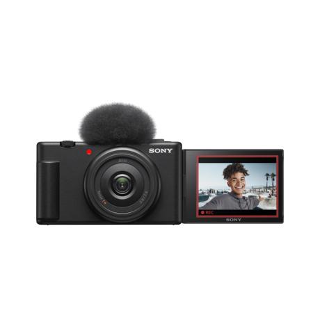 SONY Compact dedicata pentru vlogging ZV-1F 20.1MP, 7.6mm, F2 ISO 125-12.800, 1/32.000s, 4K @30fps, SD/SDXD/SDHC/x1 Micro-HDMI/x1 USB-C, Rafala 3.5-16cps, WiFi/Bluetooth, Senzor CMOS Exmor RS 1"