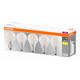 5 Becuri LED Osram Base Classic A, E27, 7W (60W), 806 lm, lumina calda (2700K), semi-transparent