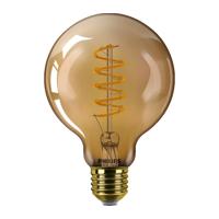 Bec LED vintage (decorativ) Philips Classic Gold Globe G93, EyeComfort, E27, 4W (25W), 250 lm, lumina calda (1800K), dimabil, cu filament