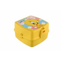 Caserola dubla sticker Tweety cu tacamuri WB-TW1400