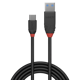 Cablu Lindy 1.5m USB 3.2 Type-A to Type-C (tata - tata), Black Line, Supported Bandwidth: 10Gbps, negru