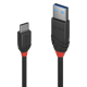 Cablu Lindy 1.5m USB 3.2 Type-A to Type-C (tata - tata), Black Line, Supported Bandwidth: 10Gbps, negru