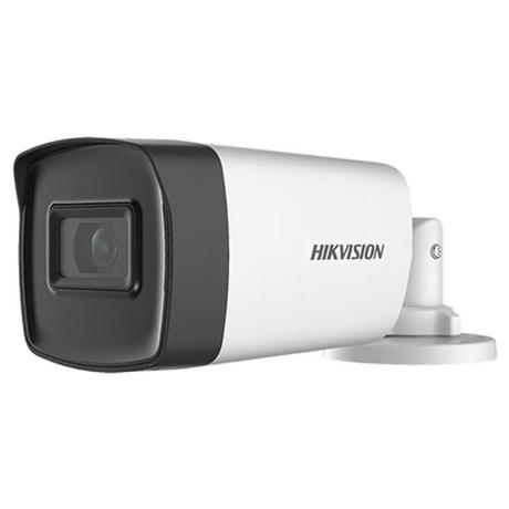 Camera supraveghere Turbo HD bullet Hikvision DS-2CE17H0T-IT3E(3.6mm) C, 5MP, POC, rezolutie 2560 × 1944 @20fps, iluminare 0.01 Lux @ (F2.0, AGC ON), 0 Lux cu IR, lentila 3.6mm, distanta IR 40m, Digital WDR, BLC, HLC, Global, 2D DNR, ICR, 1 HD analog output, alimentare 12 VDC si PoC, IP67