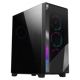 Carcasa Aorus C500 Glass Mid Tower, fara sursa, Mini ITX / Micro ATX / ATX / E-ATX, 2x 3.5"/2.5" drive bay, 2x 2.5" drive bay, negru