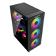 Carcasa PRO GAMING ELEMENT Mid Tower ARGB Negru