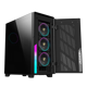 Carcasa Aorus C500 Glass Mid Tower, fara sursa, Mini ITX / Micro ATX / ATX / E-ATX, 2x 3.5"/2.5" drive bay, 2x 2.5" drive bay, negru