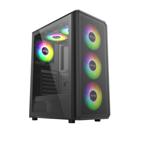 Carcasa PRO GAMING GHOST Mid Tower ARGB Negru