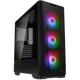 Carcasa PHANTEKS Eclipse G360A Mid-Tower Tempered Glass ARGB negru, PCI-Slots 7