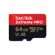 Card de Memorie Micro Secure Digital Card SanDisk Extreme PLUS, SDSQXCU-064G-GN6MA