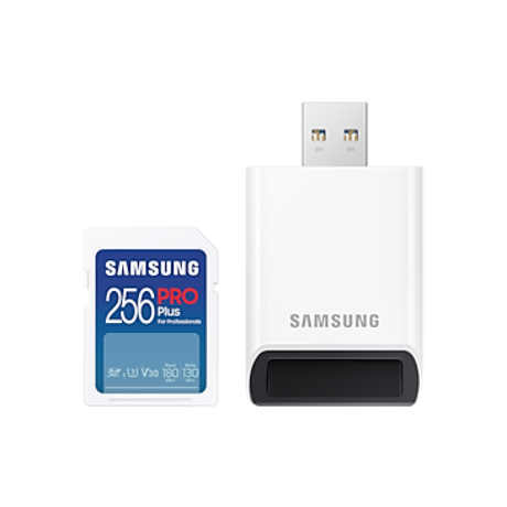 Card MICROSD PRO PLUS 256GB CL10 CARD READER