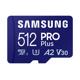 Card de Memorie MicroSDHC PRO PLUS 512GB, Class10/Grade 3 adapter UHS-I MB-MD128DA/EU