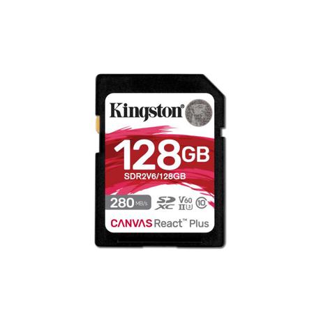 Card de Memorie Kingston SDXC Canvas React Plus Class 10 UHS-II 128GB