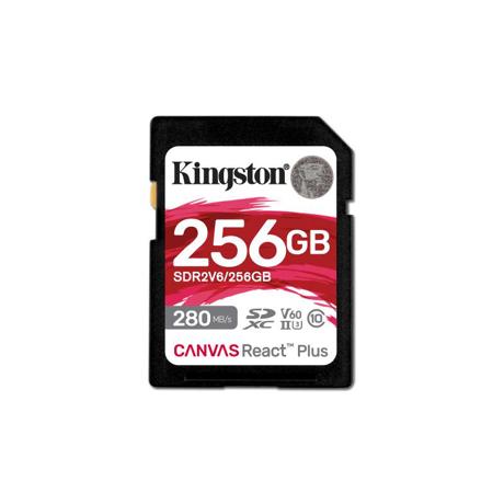 Card de Memorie Kingston SDXC Canvas React Plus Class 10 UHS-II 256GB