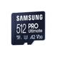 Card de Memorie Micro Secure Digital Card Samsung Pro Ultimate, 512GB, MB-MY128SA/WW, Clasa 10, pana la 200MB/S, cu adaptor