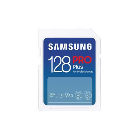 Card de Memorie Secure Digital Card Samsung, PRO Plus, 128GB, MB-SD256S/EU, Clasa U1, V10, pana la 120MB/S