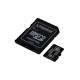 Card de Memorie MicroSD Kingston Select Plus, 128GB, Adaptor SD, Class 10