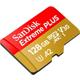 Card de Memorie Micro Secure Digital Card SanDisk Extreme PLUS, 128GB, SDSQXBD-128G-GN6MA