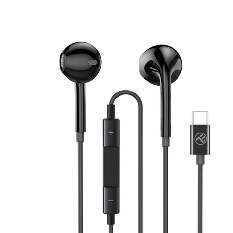 Casti in-ear Tellur Basic Urbs, Type-C, frecventa raspuns 20 Hz - 20 KHz, sensivitate 93 dB , negru