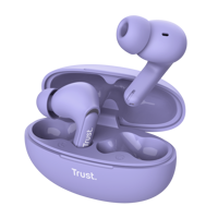 Casti Trust Yavi earbuds BT, frecventa raspuns 20 Hz - 20.000 Hz, mov