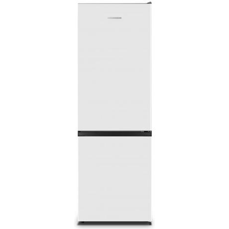 Combina frigorifica Heinner HCNF-HS292E++, Total No Frost, Sistem Multi Air-Flow, Clasa energetica E, Capacitate totala: 292 L, Control electronic cu display in interior, Functie Vacanta, Functie Super congelare, Alb