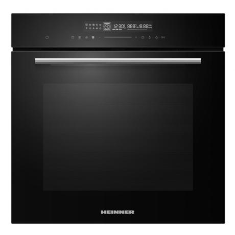 Cuptor incorporabil Heinner HBO-M7214GCDRC-GBK, Multifunctional, Capacitate 72 L, 14 Functii, Display, Touch Control, Grill, Functie Turbo, Functie Pizza, Sticla neagra