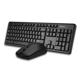 Kit TASTATURA si Mouse A4TECH, „GK-3+G3-330N", wireless, 104 taste format standard, mouse 1000dpi, 3/1 butoane, negru, „3330N”