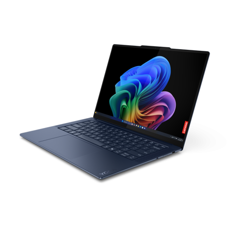 Laptop Lenovo Yoga Slim 7 14Q8X9, 14.5" 3K (2944x1840) OLED 1000nits (Peak) / 500nits (Typical), Glossy / Anti-fingerprint, 100% DCI-P3, 100% sRGB, 90Hz, Eyesafe®, Dolby Vision®, DisplayHDR™ True Black 600, Glass, Touch, Snapdragon® X Elite X1E-78-100, 12C / 12T, Max Turbo up to 3.4GHz, 42MB, video