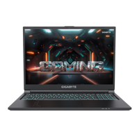 Gigabyte G6 KF-H3EE853SD Gaming Notebook, Free DOS, Procesor: 13th Gen Intel® Core™ i7-13620H, Placa video: NVIDIA® GeForce RTX™ 4060 Laptop GPU 8GB GDDR6, Display: 16.0" 16:10 Thin Bezel FHD+ 1920x1200 WUXGA, 165Hz, Memorie: 16GB DDR5-4800, Stocare  512GB, M.2 2280 x 2, Tastatura iluminata