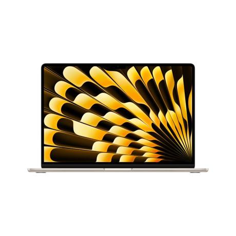 MacBook Air 15.3" Retina/Apple M3 (CPU 8- core, GPU 10- core, Neural Engine 16- core)/16GB/512GB - Starlight - INT KB (2024) (US power supply with included US-to-EU adapter)